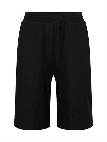 Grunt Hein Plisse Shorts - Black 